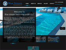 Tablet Screenshot of bluestreampool.com